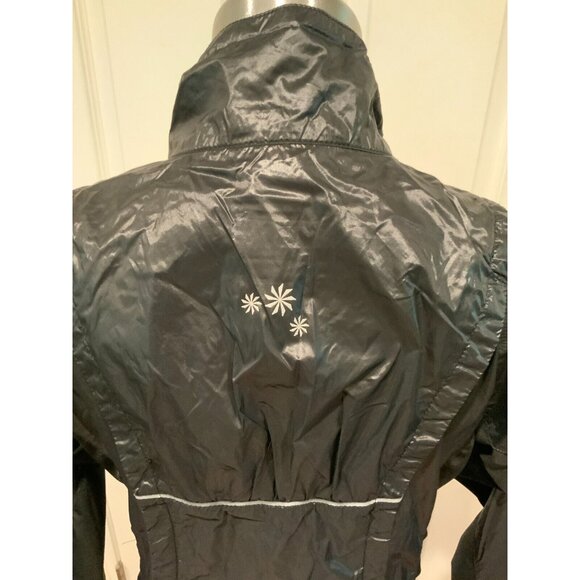 Athleta Black Windbreaker Jacket Size Medium Thin Lightweight Running - Picture 5 of 6